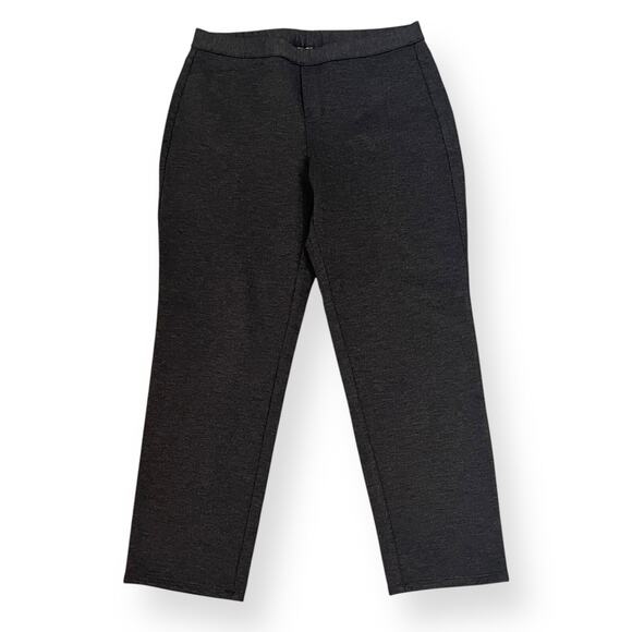 J. Jill Womens Size Medium Petite MP Ponte Slim Leg Pull-On Pants Mocha Brown - Picture 1 of 10